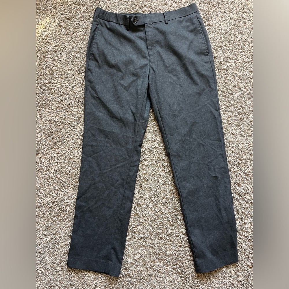Lauren Ralph‎ Lauren Pants Men's 34x30 Gray Flat Front